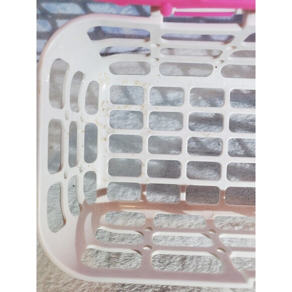 MUNCHKIN Pink & White High Capacity Dishwasher 2 Section Basket Container - Picture 4 of 5